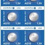 LR54/ LR1130 / AG10 nappiparisto 1,5 V EverActive 10 kpl pakkaus