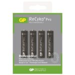 4 AAA GP Recyko+ Pro 800 mAh käyttövalmiit NiMH-akut