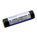 18650 Keeppower 3500 mAh 7A Li-Ion akku 3,7 V suojapiirillä (button-top) P1835J - 1 kpl