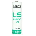 SAFT LS 14500 / AA 3,6 V litiumparisto Li-SOCl2