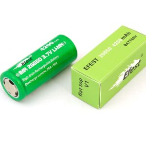 26650 IMR Efest 4200 mAh "Green" LiMn-akku - Ei suojapiiriä
