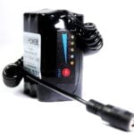 Enerpower Plus 7,2V li-ion akku 12 600 mAh DC-plug - Pyörän valoon - Jännitemittarilla