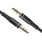 Everactive 3,5 mm AUX audio johto 1,5 m - Musta