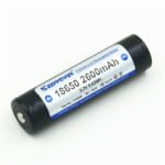 18650 Keeppower Samsung 2600 mAh 5A Li-Ion akku 3,7 V - Suojapiirillä - Flat-top