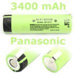 U-Juotoskorvakkeilla Panasonic NCR18650B Li-Ion akkukenno 3400mAh 3.6V (ei suojapiiriä)