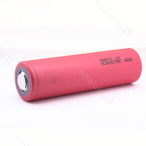 20700 Sanyo NCR2070C 3450 mAh / 30 A Li-Ion akku - Ei suojapiiriä - Flat-top