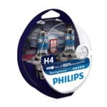 Philips H4 RacingVision +150% 3500K 12V 55/60W polttimopari