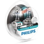 Philips H4 X-tremeVision +130% 3700K 12V 55W/60W polttimopari