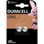 Duracell LR43 / 186 / G12 1.5 V nappiparisto 2kpl