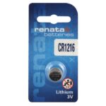 Renata CR1216 3V litium nappiparisto (1 kpl)