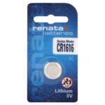 Renata CR1616 DL1616 3V litium nappiparisto (1 kpl)