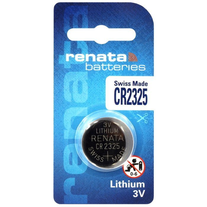 Renata CR2325 BR2325 3V litium nappiparisto, 1 kpl