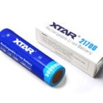Xtar 21700 li-ion akku 5000 mAh 3,6V - Suojapiiri - Button-top