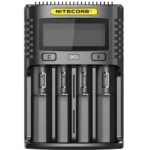 Nitecore UMS4 laturi Li-Ion ja NiMH akuille - USB-C liitäntä