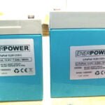 12,8V (12V) 4,5Ah LiFePO4-akku, Faston-liittimet