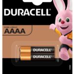 2 kpl Duracell 1,5 V AAAA LR61 25A MN2500 E96 alkaliparistot