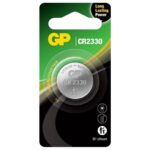 GP CR2330 litium paristo 3V - 1 kpl