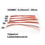 4S balansointijohto JST-XH liitin 14,4V li-ion akkupaketille
