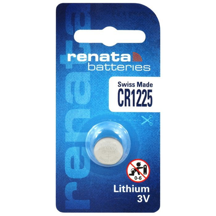 CR1225 Renata 3V litumparisto nappiparisto, 1 kpl