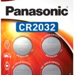 4 kpl CR2032 litiumparisto 3V Panasonic