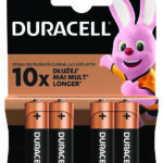 4 AA LR6 Duracell Duralock Basic 1,5 V alkaliparisto, myymäläpaketti