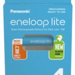 4 kpl AAA Eneloop Lite NiMH-akkuparistot 3000x ladattavat