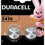2 kpl Duracell CR2430 DL2430 3V litium nappiparisto
