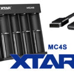 Xtar MC4S - Kompakti 4-paikkainen Li-Ion NiMH laturi - USB-liitäntä