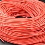 16 AWG taipuisa kuparijohto Punainen- 1 metri