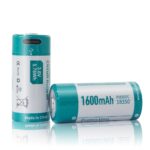 KeepPower P18350TC - USB-ladattava 18350 Li-Ion akku 1600 mAh 3,6V USB-C - 1 kpl