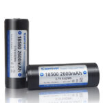 KeepPower P1850C4 Li-Ion akku 18500 2600mAh 3,7 V - Suojapiirillä - Button-top - 1 kpl