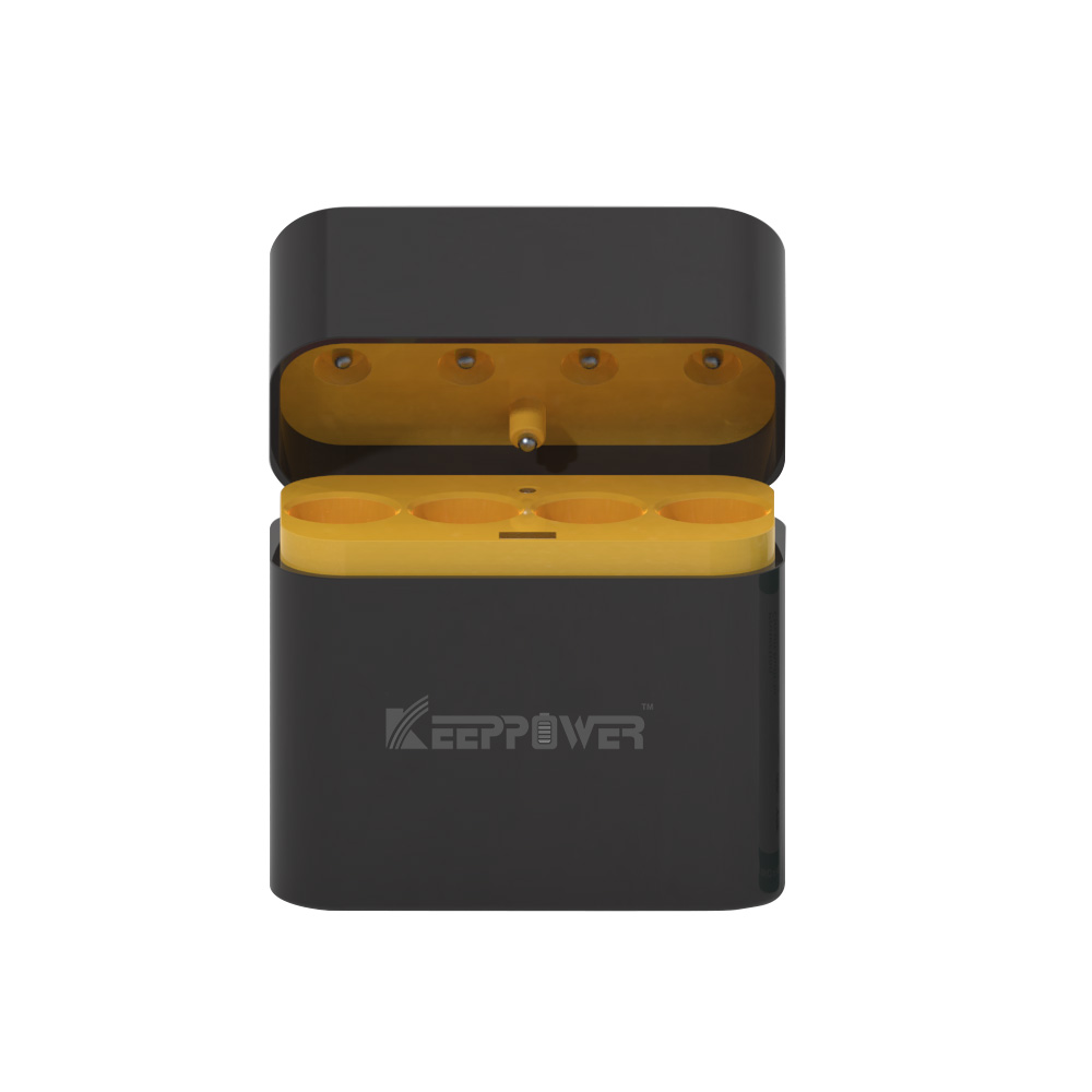 KeepPower i4 1.5V AA akkulaturi 4-paikkainen - Mukana 4 kpl 2866mAh AA-akut! - Image 3
