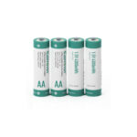 4 kpl KeepPower P1450i2 AA 1.5V li-ion akut 2866mAh 4,3Wh