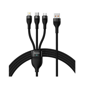 3in1 USB - USB-C, micro USB, Lightning 120 cm Baseus CASS030001 -latausjohto