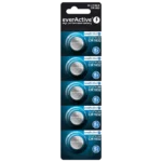 Everactive CR1632 litiumparisto 3V lithium button cell nappiparisto 5 kpl pakkaus