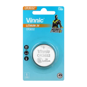 Vinnic CR3032 lithium button cell 3V litium nappiparisto