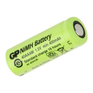 GP 2/3 AAA NiMH akku GP40AAAM 1.2V 400mAh 29,3 x 10,2 mm flat-top industrial