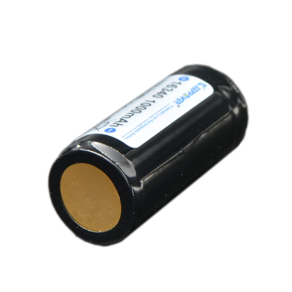Erikoisakku 16340 - KeepPower P1634C3 1000 mAh 3,7V - 1 kpl - plus / miinus samassa päässä! - Image 4