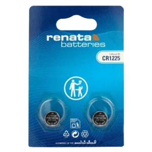2 kpl CR1225 Renata 3V litumparisto nappiparisto