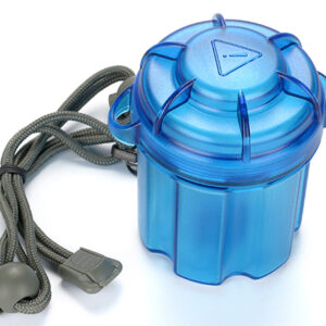 Vesitiivis kotelo 7 x 18650 safebox - Sininen